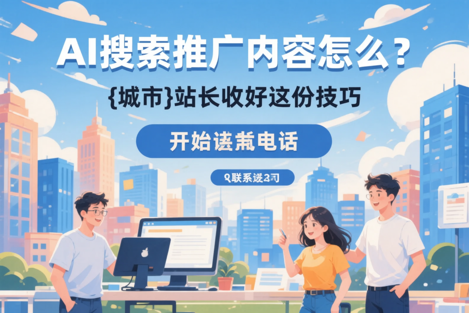 AI搜索推广内容怎么写?阳江站长收好这份技巧