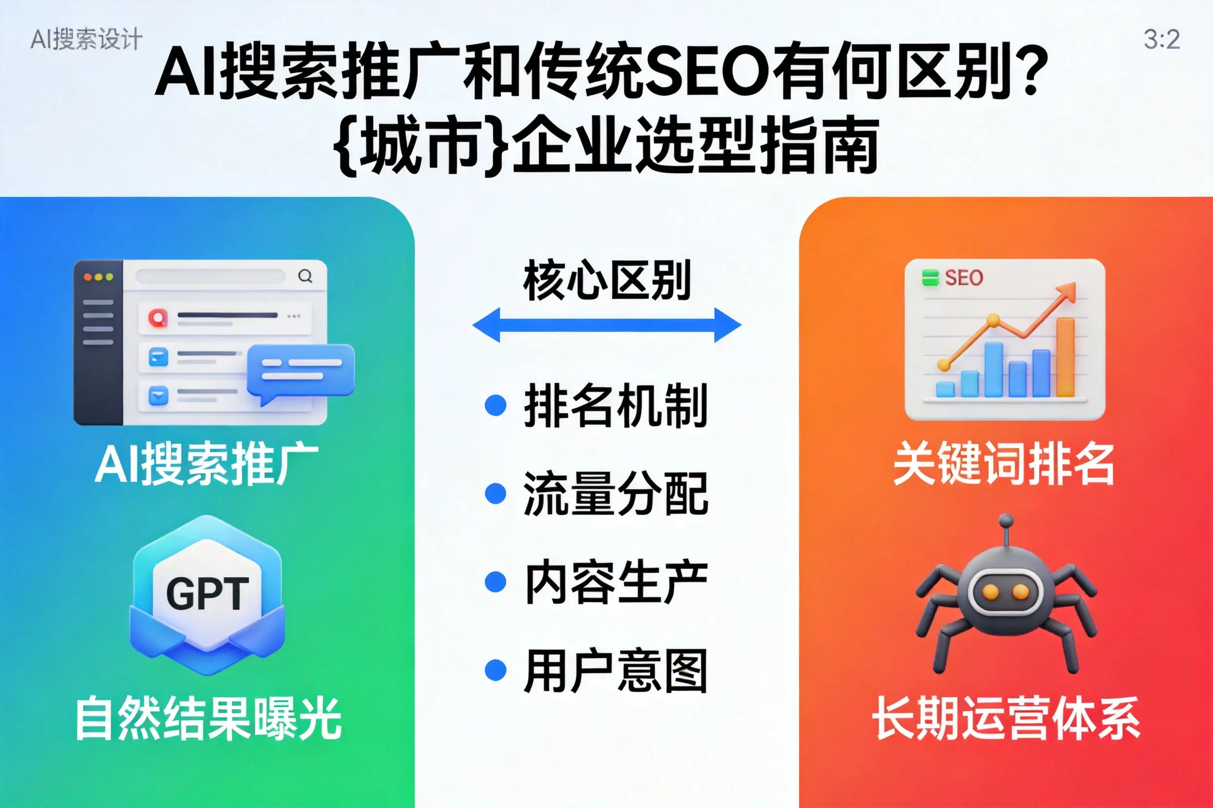 AI搜索推广和传统SEO有何区别?阳江企业选型指南