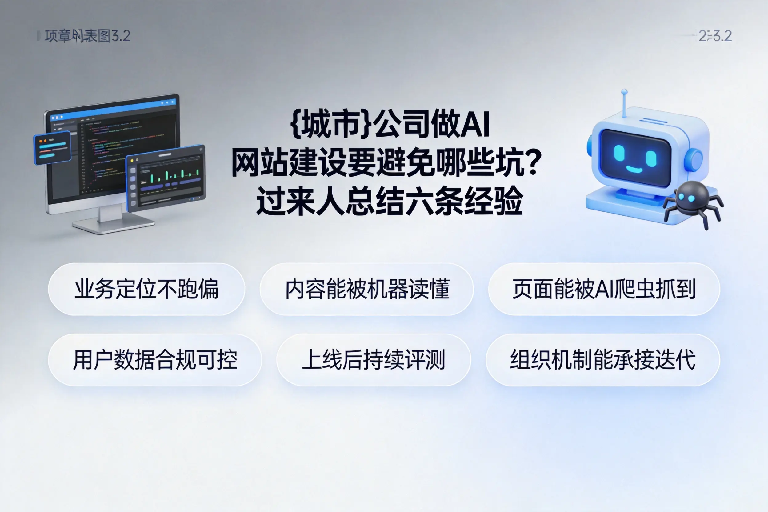 阳江公司做AI网站建设要避免哪些坑?过来人总结六条经验