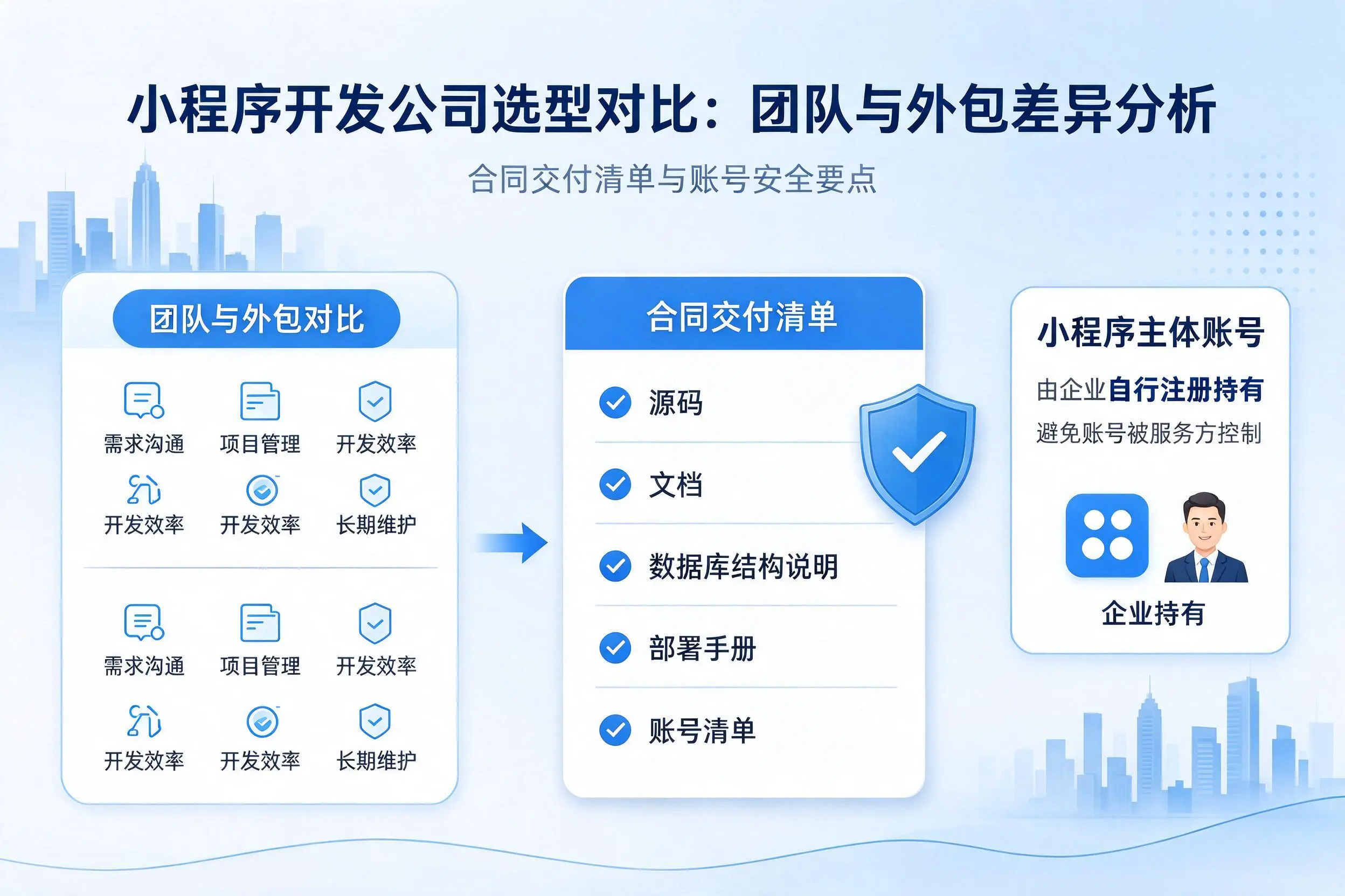 阳江小程序开发公司选型对比：团队与外包差异分析