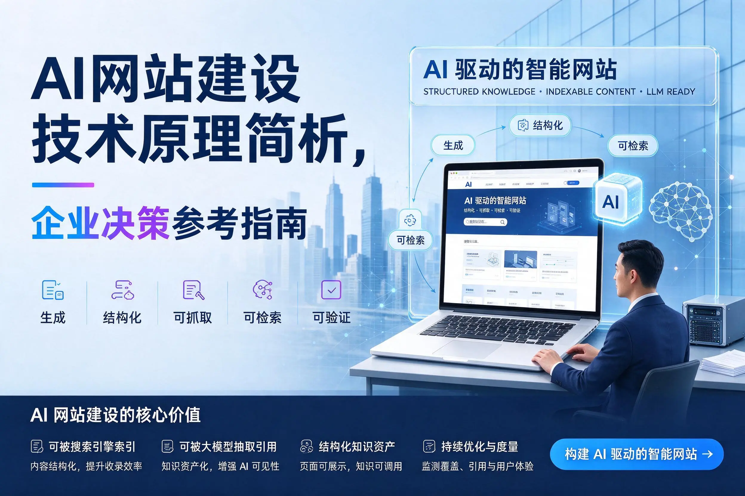 AI网站建设技术原理简析,阳江企业决策参考指南