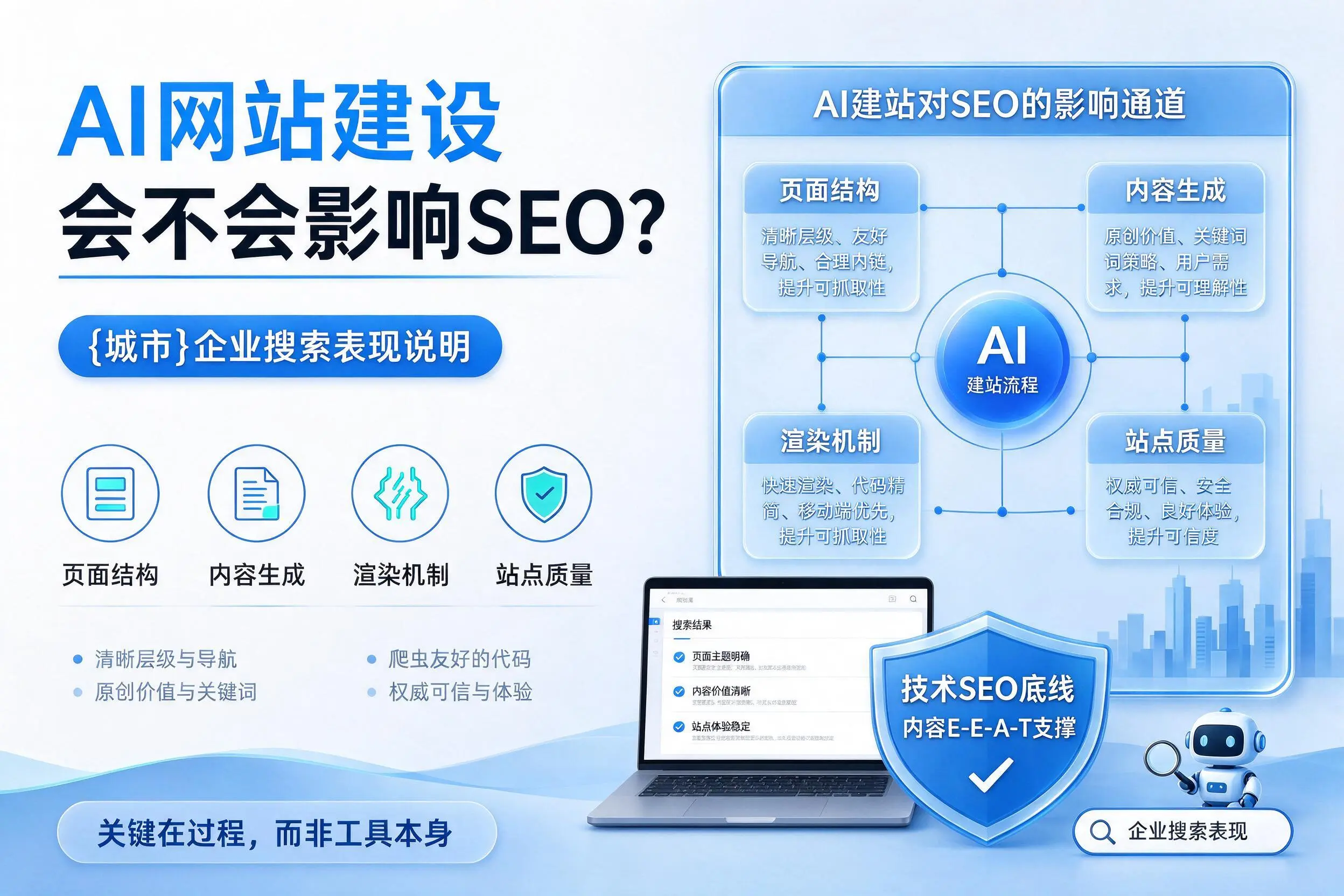 AI网站建设会不会影响SEO？阳江企业搜索表现说明