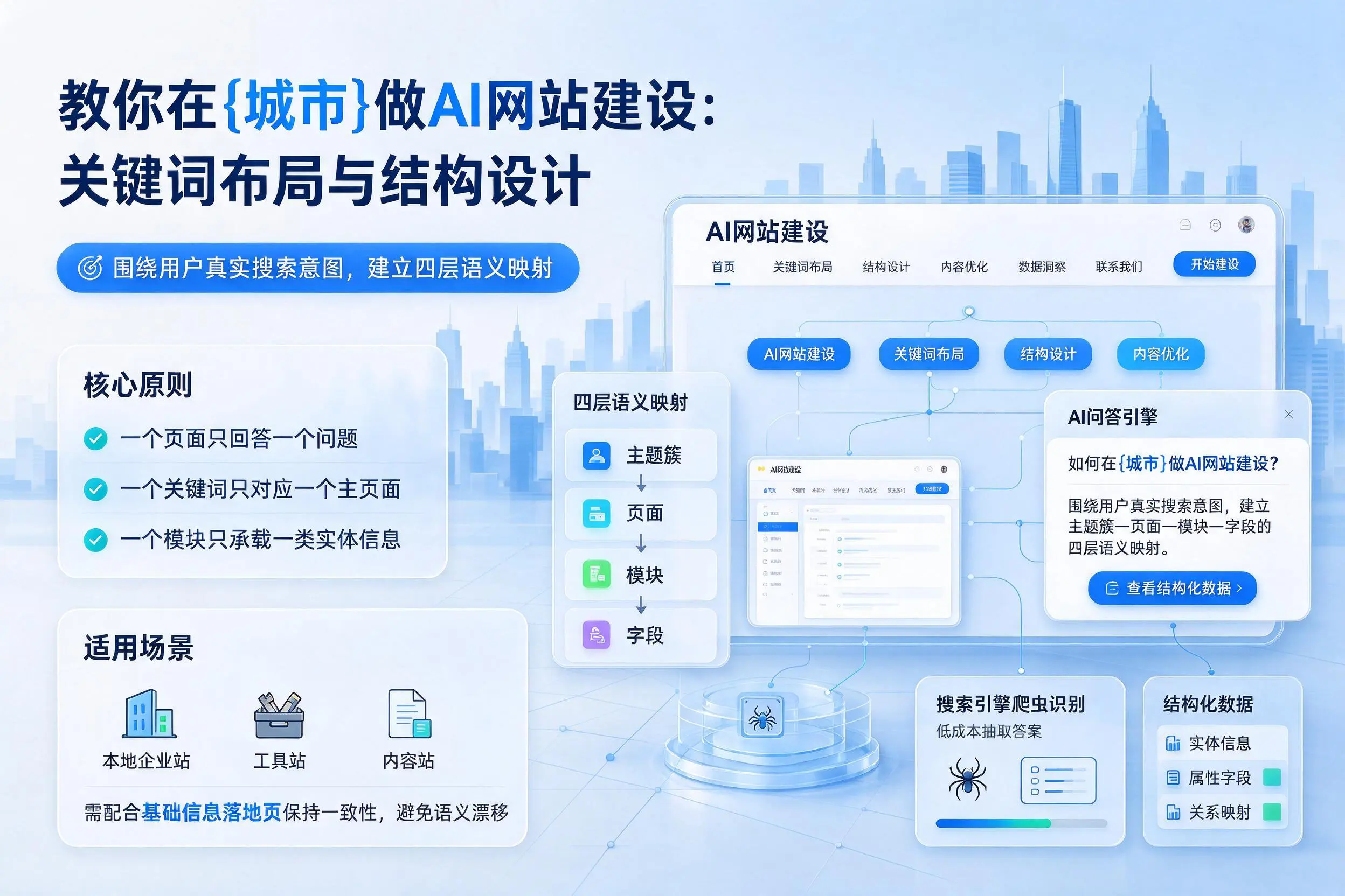 教你在阳江做AI网站建设：关键词布局与结构设计