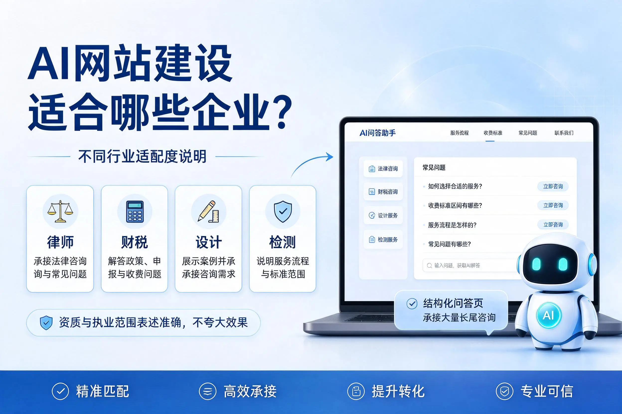 AI网站建设适合哪些企业？阳江不同行业适配度说明