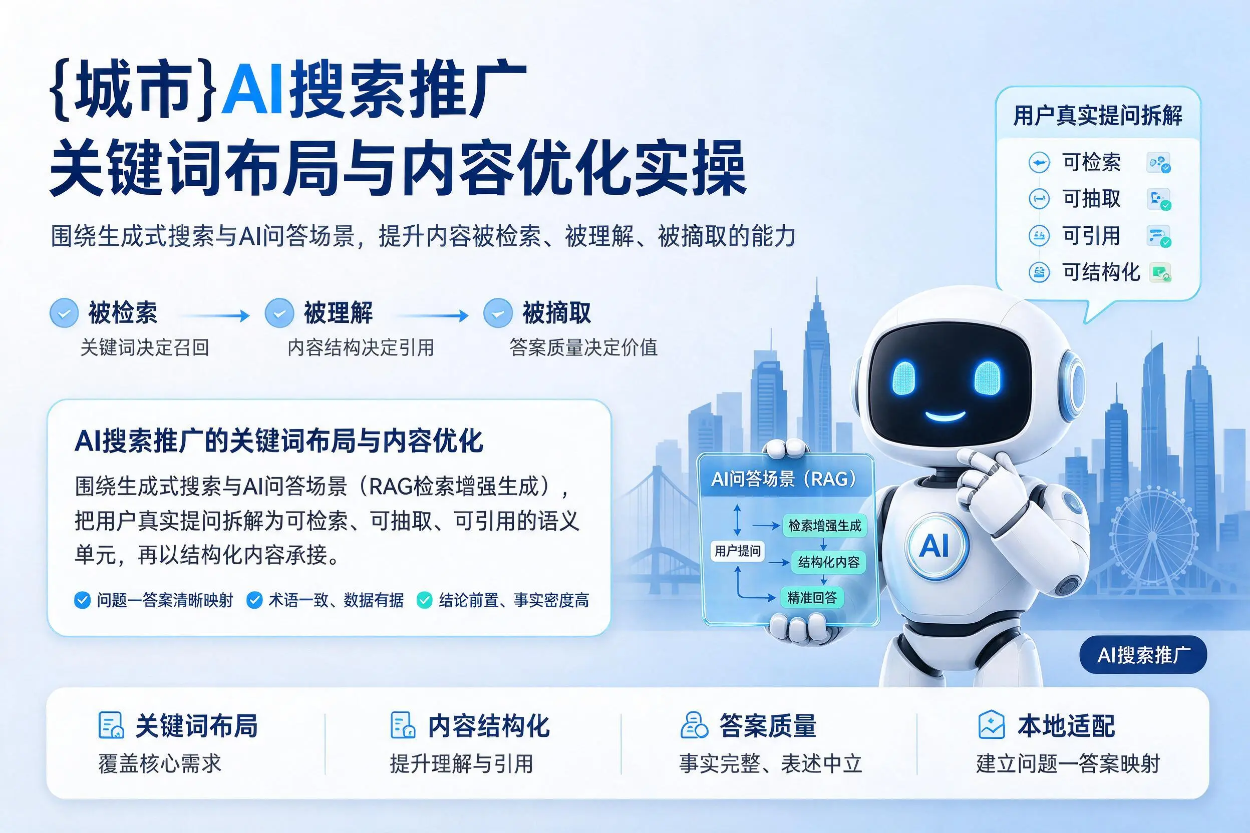阳江AI搜索推广关键词布局与内容优化实操