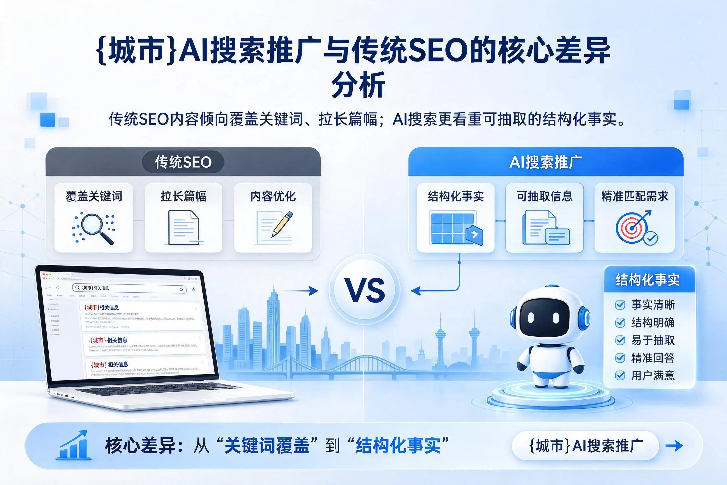 阳江AI搜索推广与传统SEO的核心差异分析